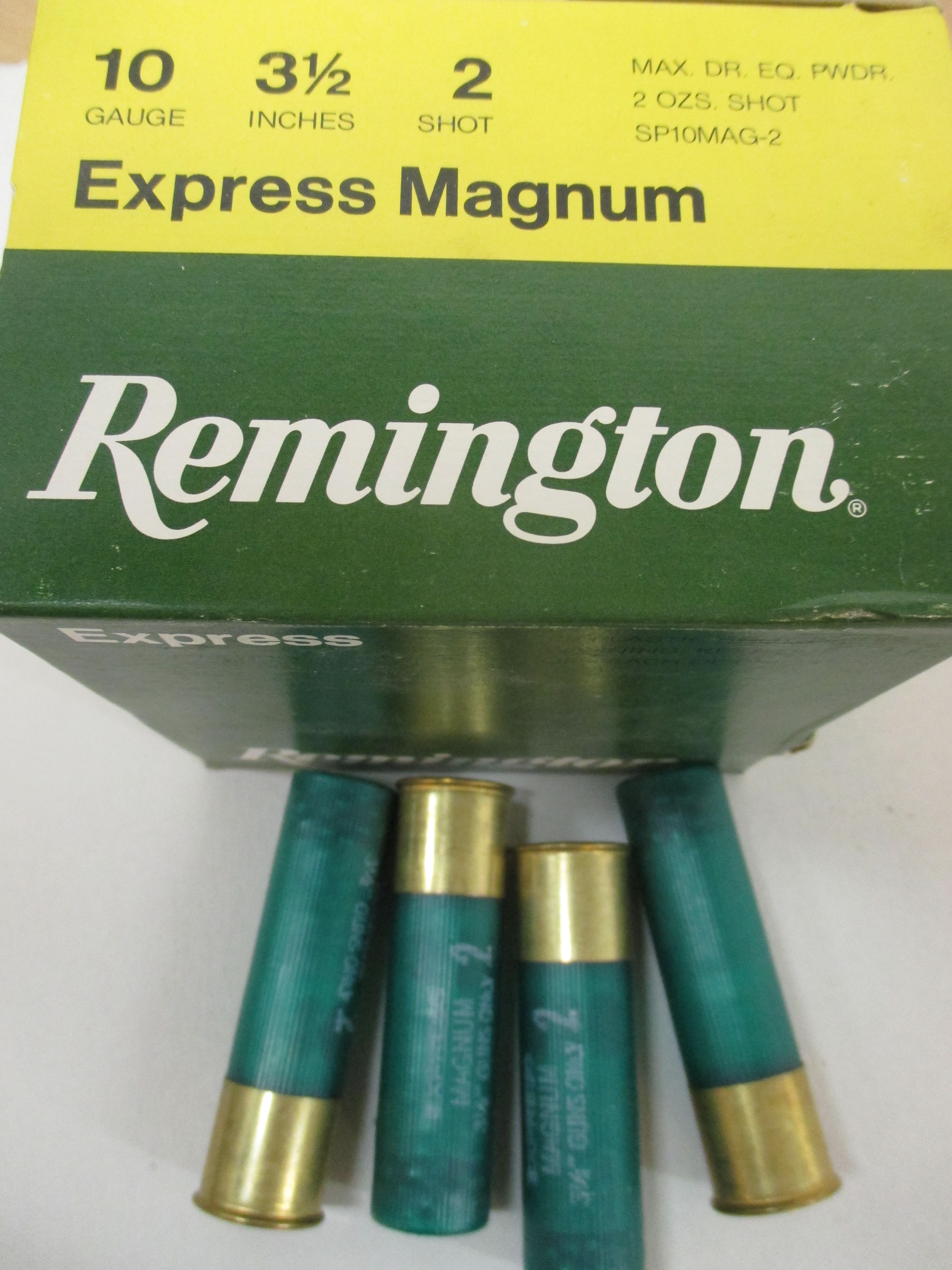 Schrot Munition: Schrot Remington 10/89 Nr. 2 Express Magnum